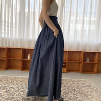 denim highwest skirt (2color)