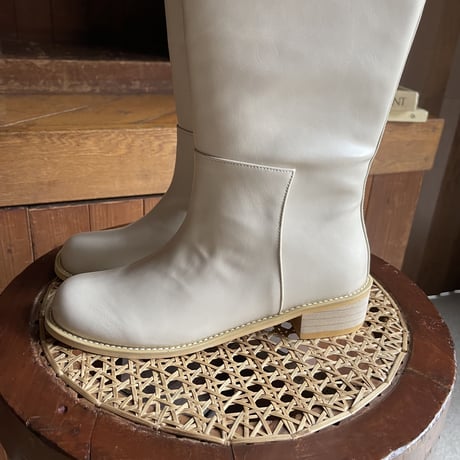 round toe long boots (3color)