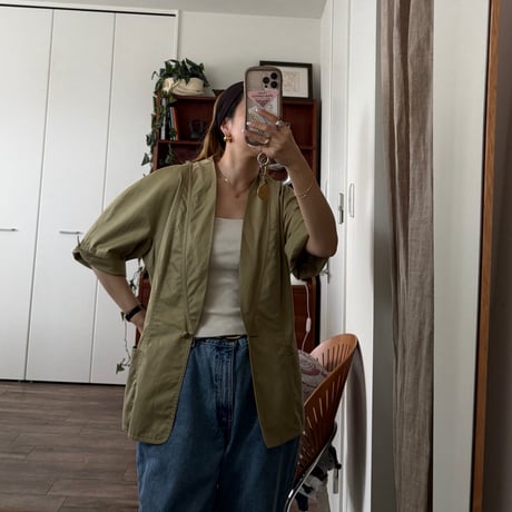 [Max Mara] half sleeve jacket