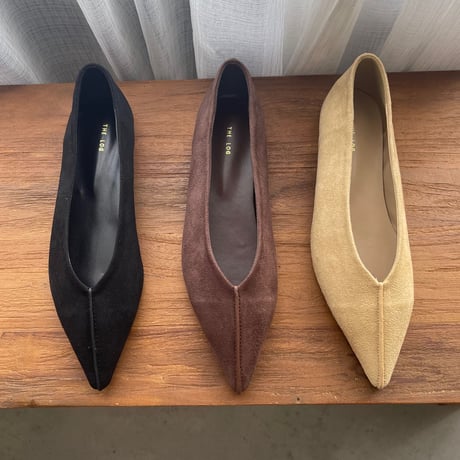 suede flat shoes (3color)