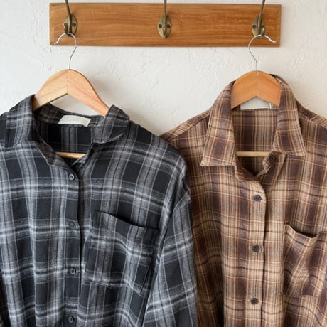check lap shirt（2color）