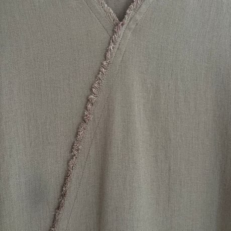 fringe linen one-piece (3color)