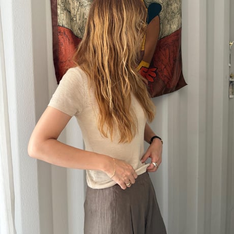summer knit tops（3color）