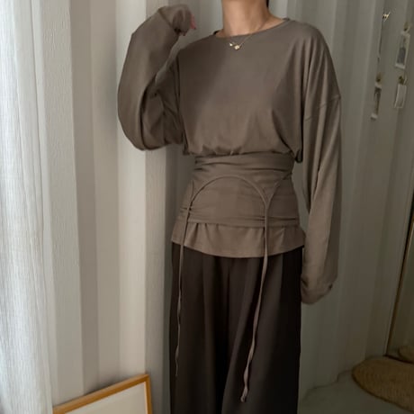 rib folder neck tops