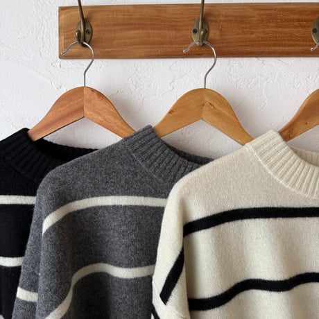 wool border knit（3color）