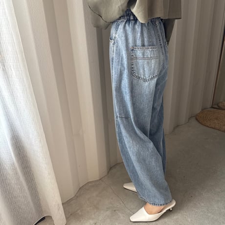 curve denim  pants (2color)