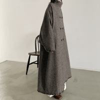 [original] fringe design coat (2color)