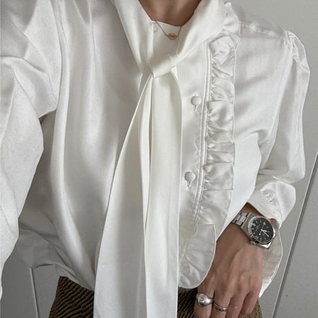 90’ tie blouse