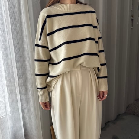 wool border knit（3color）