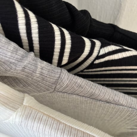 [Japan made]cashmere soft rib turtle（4color）