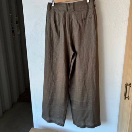 linen wide pants (2color)
