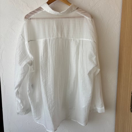 sheer over shirt (2color)