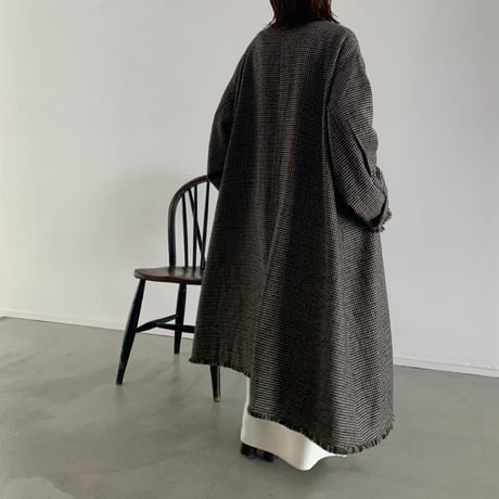 [original] fringe design coat (2color)