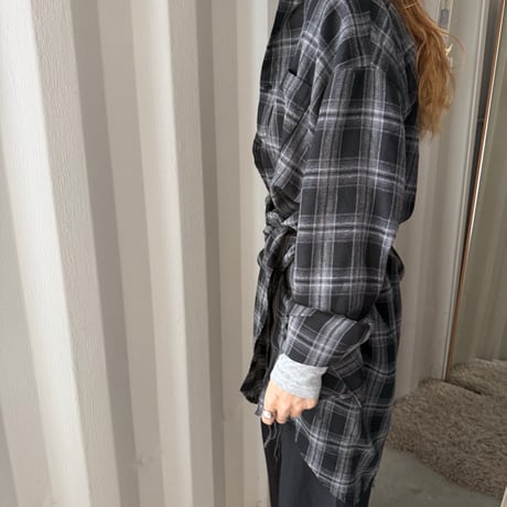 check lap shirt（2color）