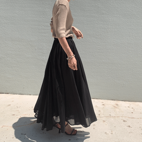 flare skirt (3color)