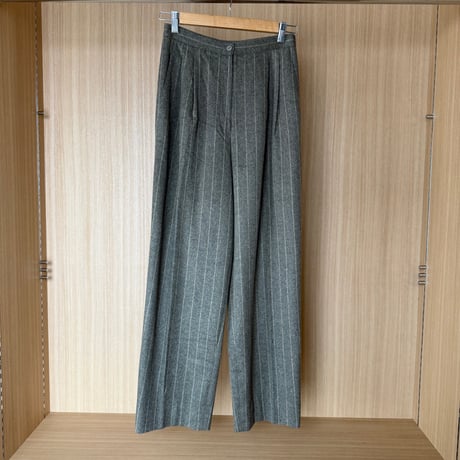 [KRIZIA] 90’stripe wool pants