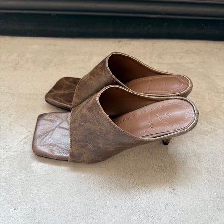 square sandal (3color)