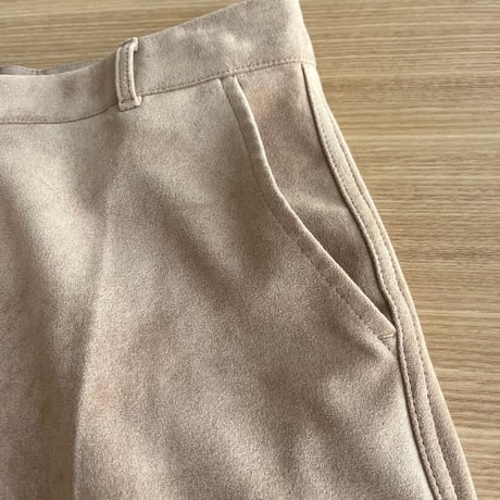 suède half pants