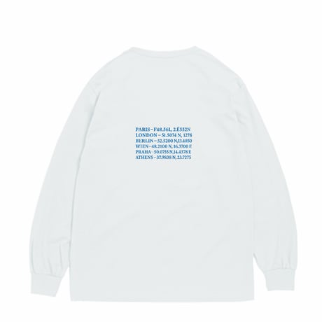 【VOYAGE-1】map long t-shirt