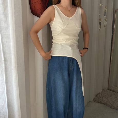 asymmetry tank top