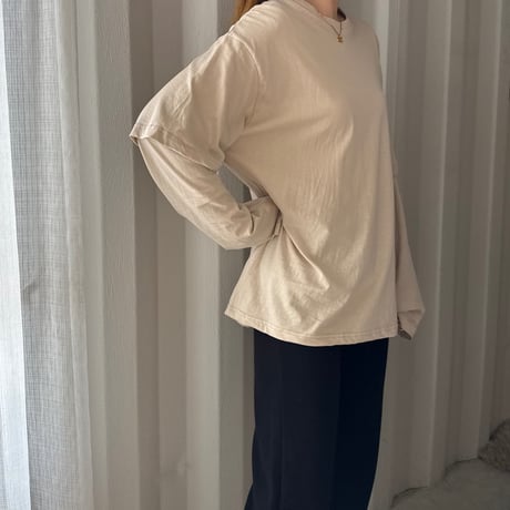 urban layerd long t-shirt（3color）