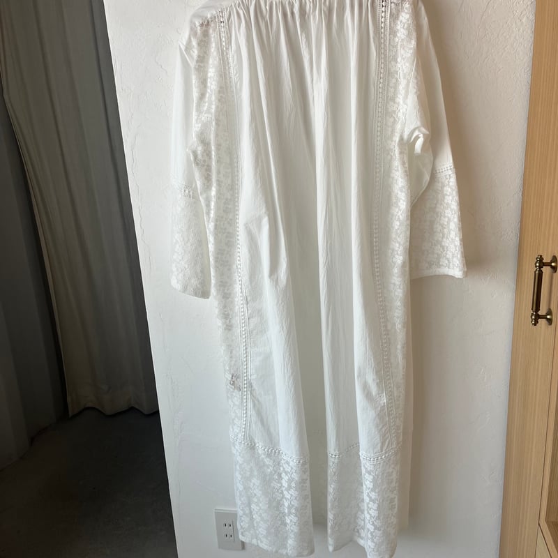 cotton lace caftan one-piece（2color） | FLÉN