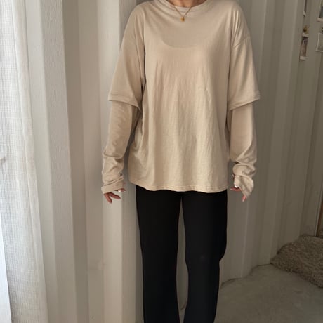 urban layerd long t-shirt（3color）