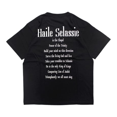 ROYAL MAJESTY -【HAILE SELASSIE IS THE CHAPEL T-SHIRTS - BLACK】