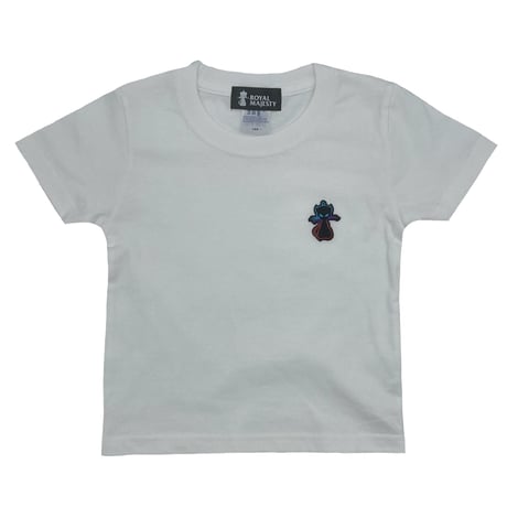 ROYAL MAJESTY -【BRAND LOGO T SHIRTS(KIDS)-WHITE】