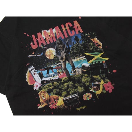 ROYAL MAJESTY -【JAMAICA LAND WE LOVE T-SHIRTS -BLACK】
