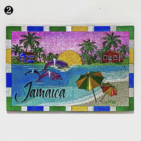 ジャマイカ輸入品🇯🇲マグネット- 【横向き5種類】