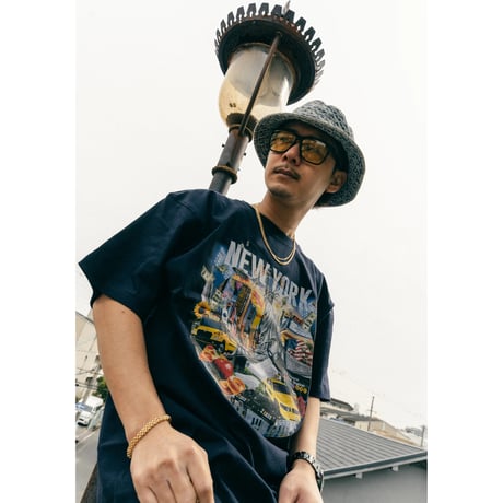 ROYAL MAJESTY -【GOTHAM CITY NEW YORK T-SHIRTS -NAVY】