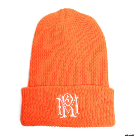 ROYAL MAJESTY -【IMPERIAL ROOTS LOGO KNIT CAP -ORANGE-】