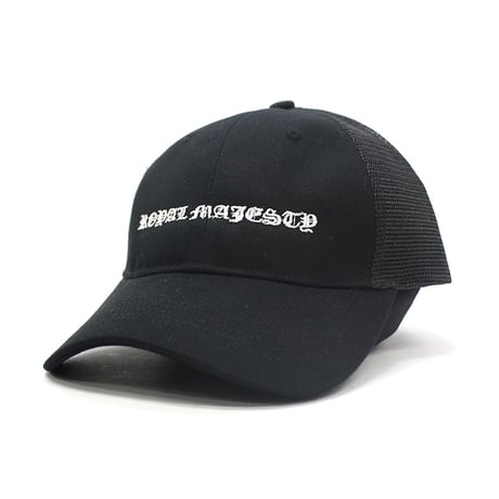 ROYAL MAJESTY - 【OLD ENGLISH MESH CAP - BLACK】