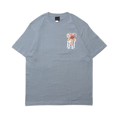 ROYAL MAJESTY -【HEARTFUL FLOWER T-SHIRTS -CEMENT BLUE】