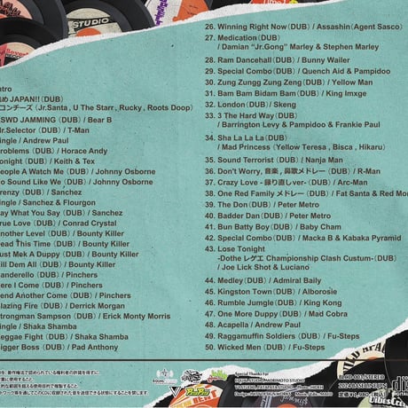 BASE LINE -【BASE LINE ALL DUB PLATE MIX #2 -KILLER DILLER VOL..2】