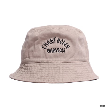 ROYAL MAJESTY -【CHANT DOWN BABYLON BUCKET HAT - SAND BEIGE】