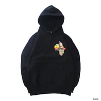 ROYAL MAJESTY -【HAILE SELASSIE IS THE CHAPEL HOODIE - BLACK】