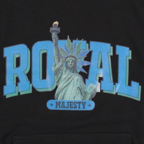 ROYALMAJESTY -【LIBERTY OF SMOKING HOODIE - BLACK】