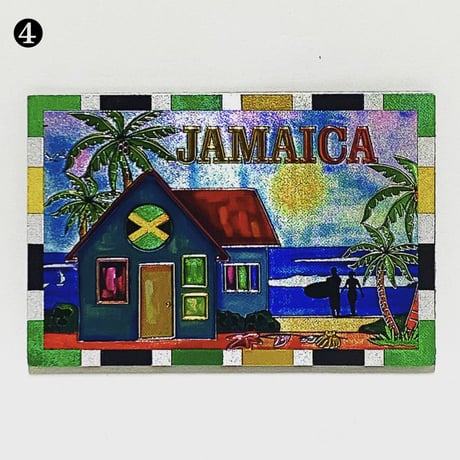 ジャマイカ輸入品🇯🇲マグネット- 【横向き5種類】