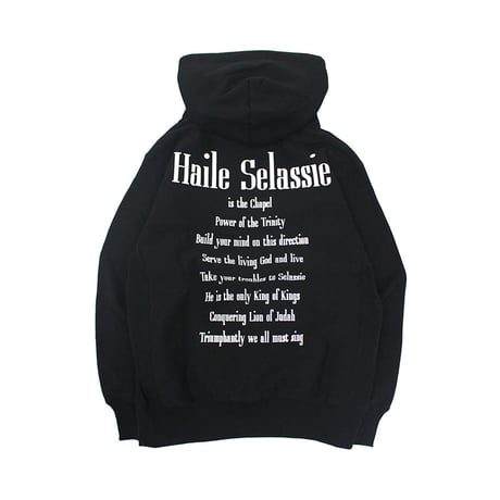 ROYAL MAJESTY -【HAILE SELASSIE IS THE CHAPEL HOODIE - BLACK】