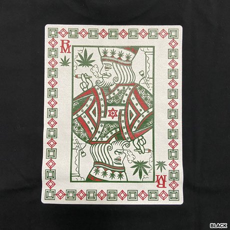 ROYAL MAJESTY -【SMOKE KING TRUMP T SHIRTS-WHITE】