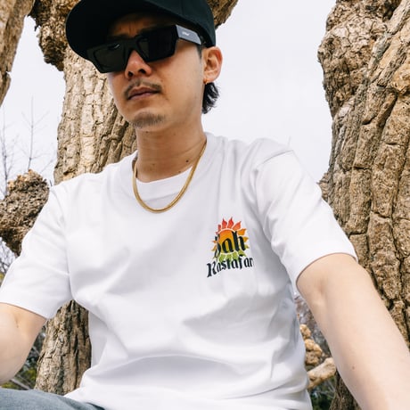 ROYAL MAJESTY -【SELASSIE I with SUN T-SHIRTS -WHITE】