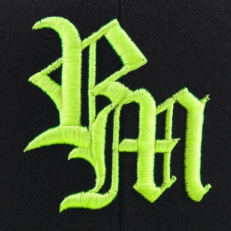 ROYAL MAJESTY - 【OLD ENGLISH CAP - BLACK / LIME YELLOW】