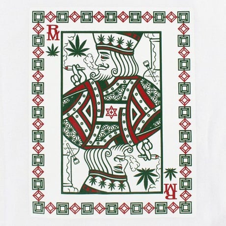ROYAL MAJESTY - 【SMOKE KING TRUMP HOODIE - WHITE】