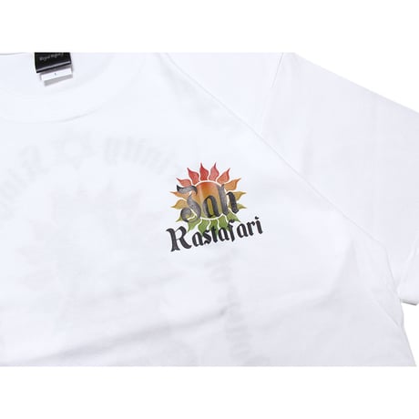 ROYAL MAJESTY -【SELASSIE I with SUN T-SHIRTS -WHITE】