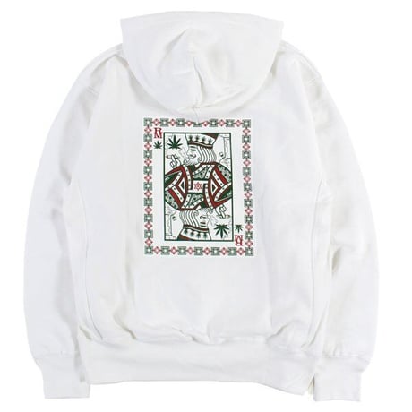ROYAL MAJESTY - 【SMOKE KING TRUMP HOODIE - WHITE】