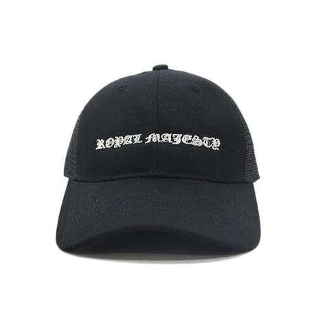 ROYAL MAJESTY - 【OLD ENGLISH MESH CAP - BLACK】