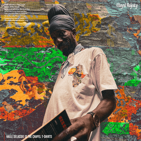 ROYAL MAJESTY -【HAILE SELASSIE IS THE CHAPEL T-SHIRTS - WHITE】
