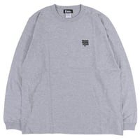 ROYAL MAJESTY -【OLD ENGLISH 刺繍 LONG SLEEVE T SHIRTS-GRAY】